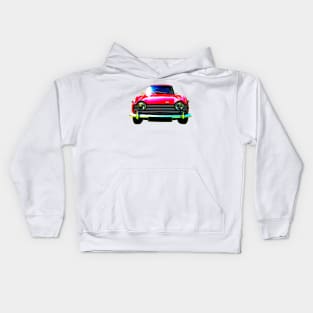 Triumph TR5 1960s British classic car red Kids Hoodie